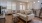 a living room with a couch and coffee table