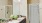 Dual vanity bathroom in two-bedroom floorplan